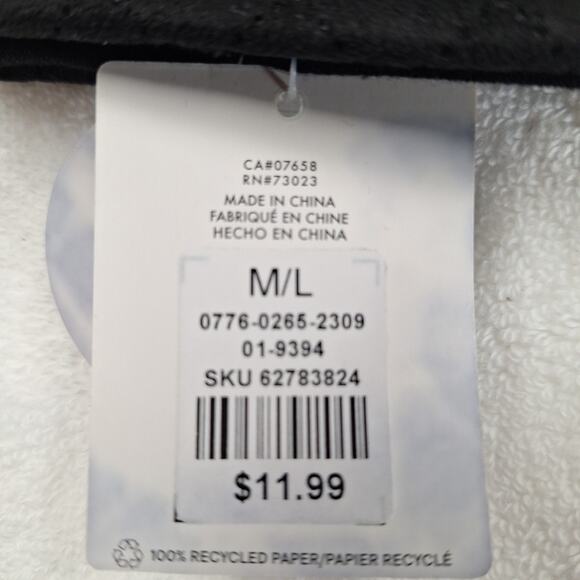 LA Express Women's Blk Gloves W/Touch Screen Compatible Fingertips, M/L, NWT - Picture 5 of 5